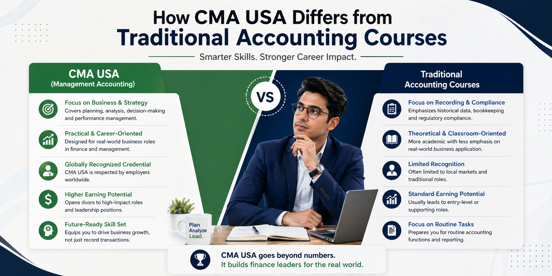 How CMA USA Differs from Traditional Accounting Courses